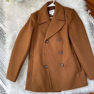 Old Navy brown pea coat